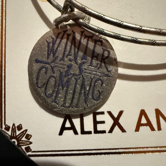 Alex and Ani Game of Thrones bracelet in collectible box, Winter is Coming - Picture 5 of 5